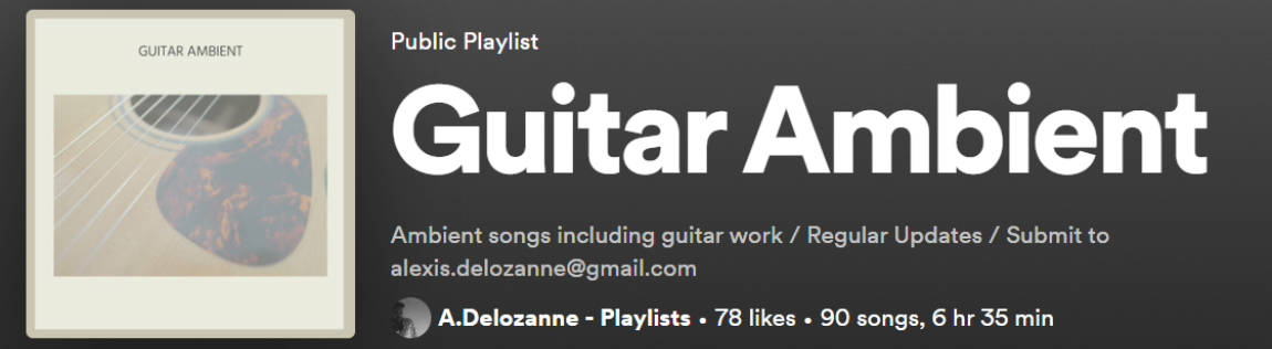 Cover van Alexis Delozanne Playlist